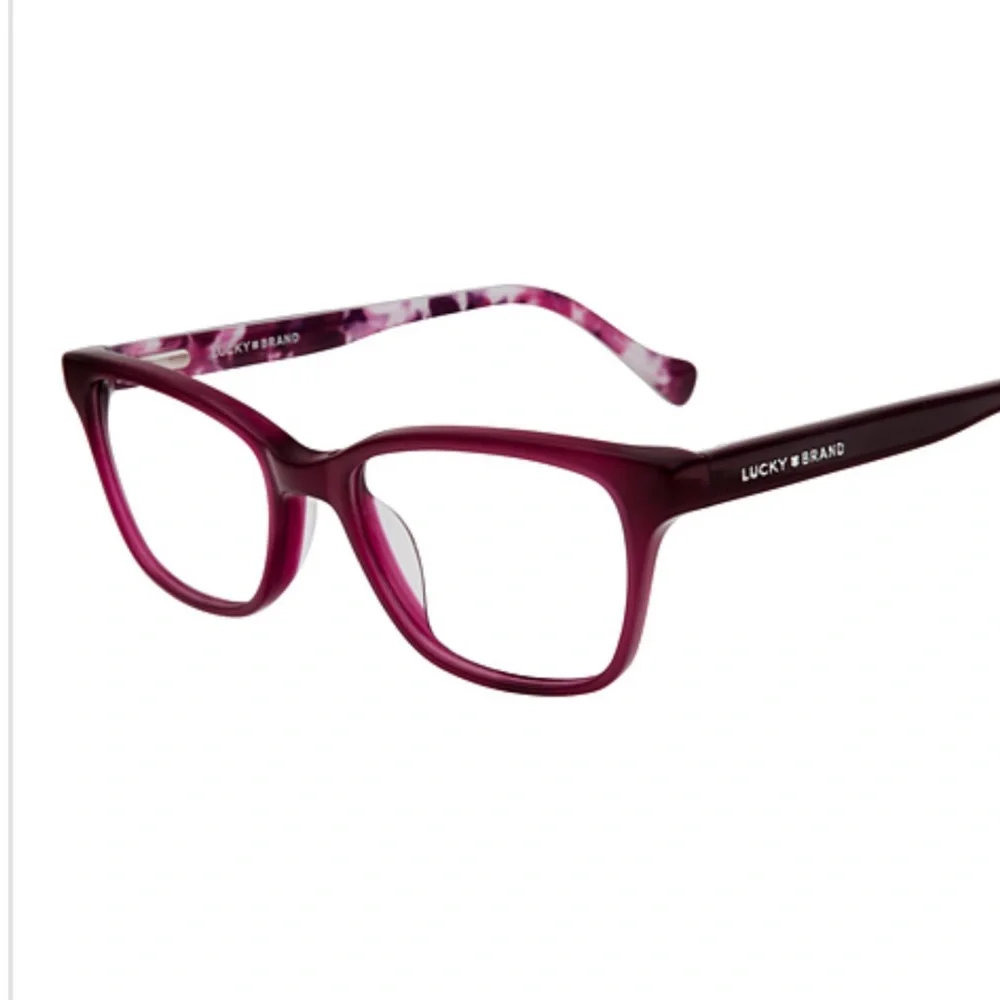 2 Pair Girls Eyewear Frames 1 plastic 1 Metal with Spring Hinges